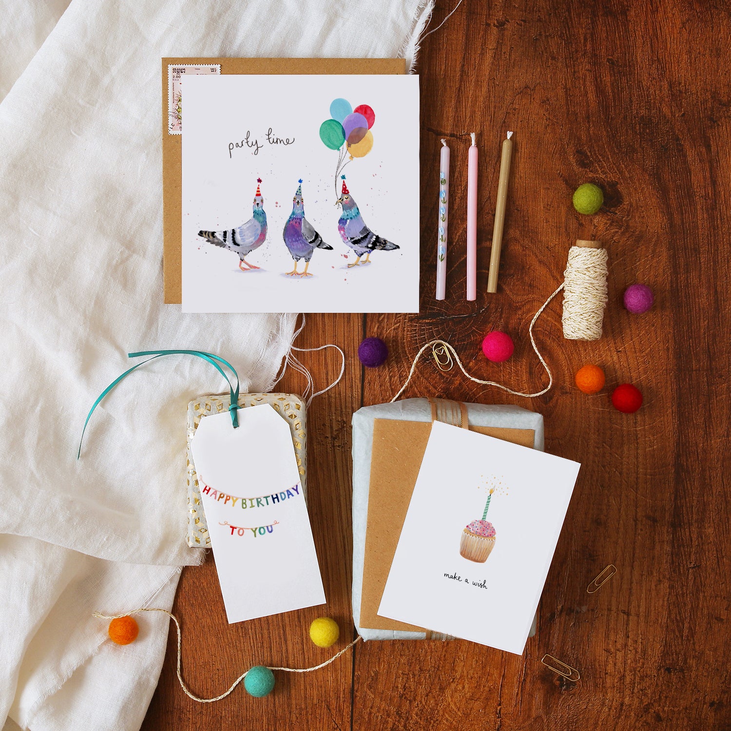 Make a Wish Cupcake Mini Card