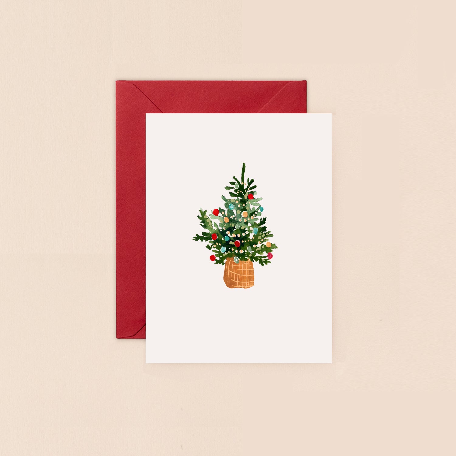 Christmas Tree Mini Christmas Card