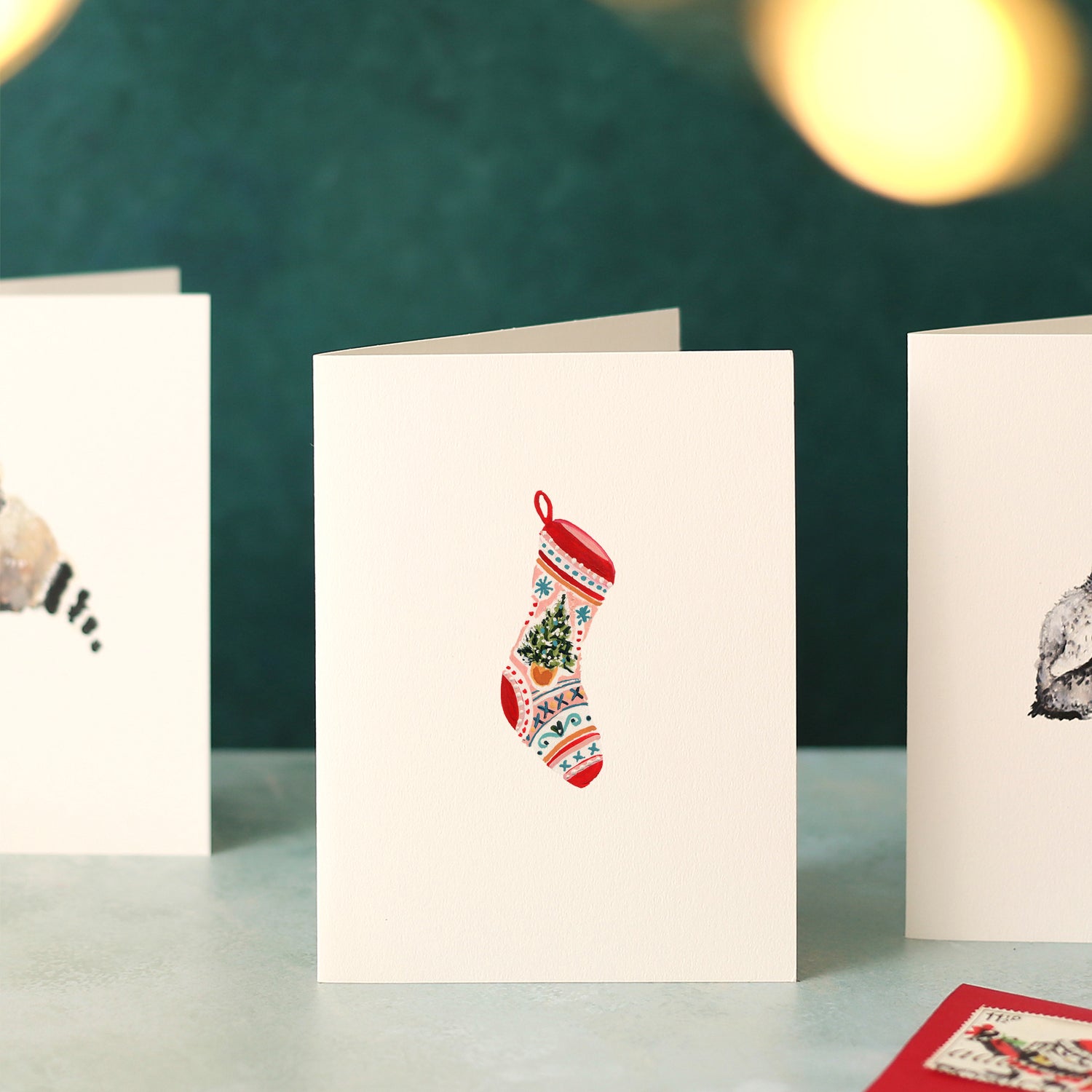 Christmas Stocking Mini Christmas Card