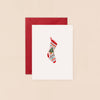 Christmas Stocking Mini Christmas Card