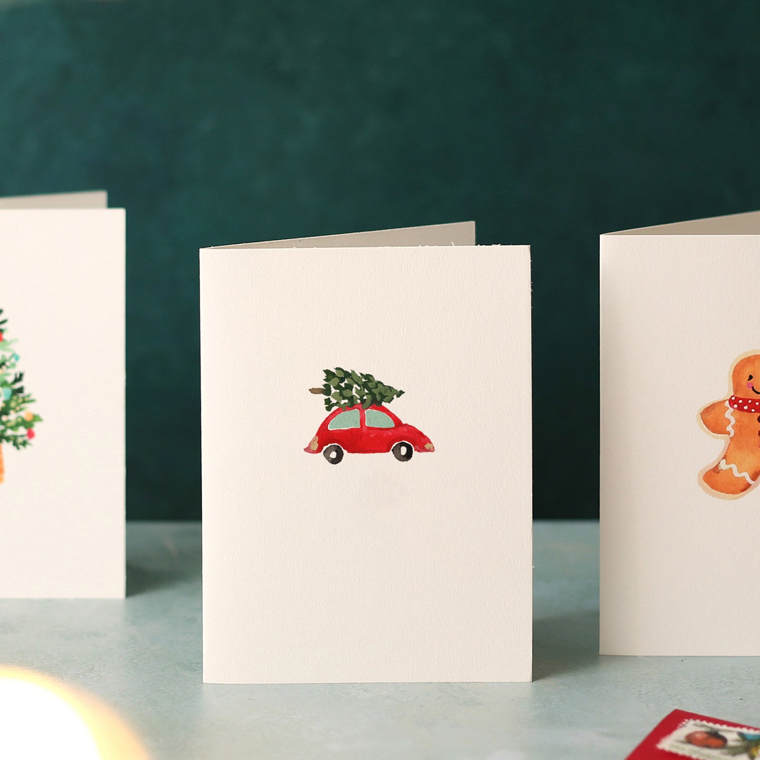 Car Mini Christmas Card