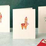 Christmas Alpaca Mini Christmas Card