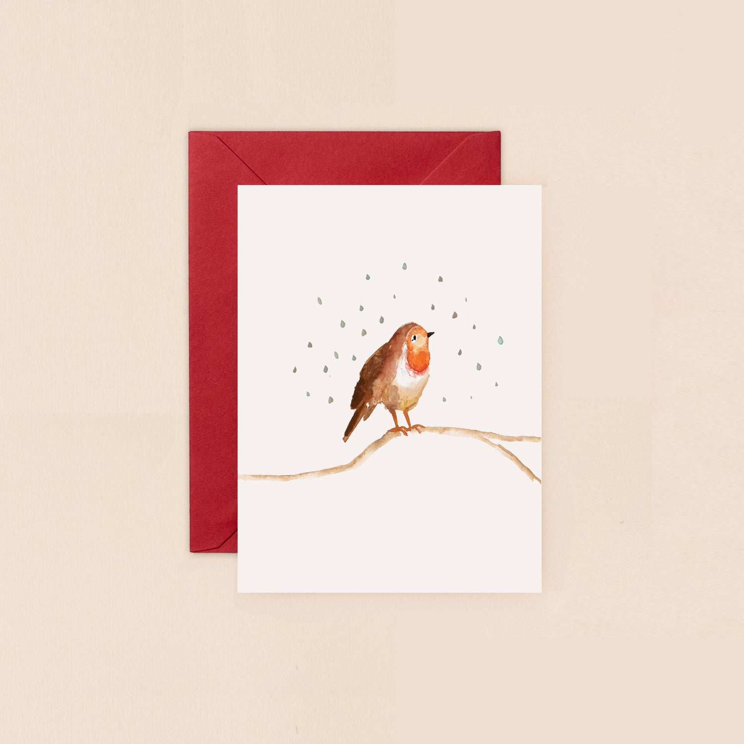 Robin Mini Christmas Card