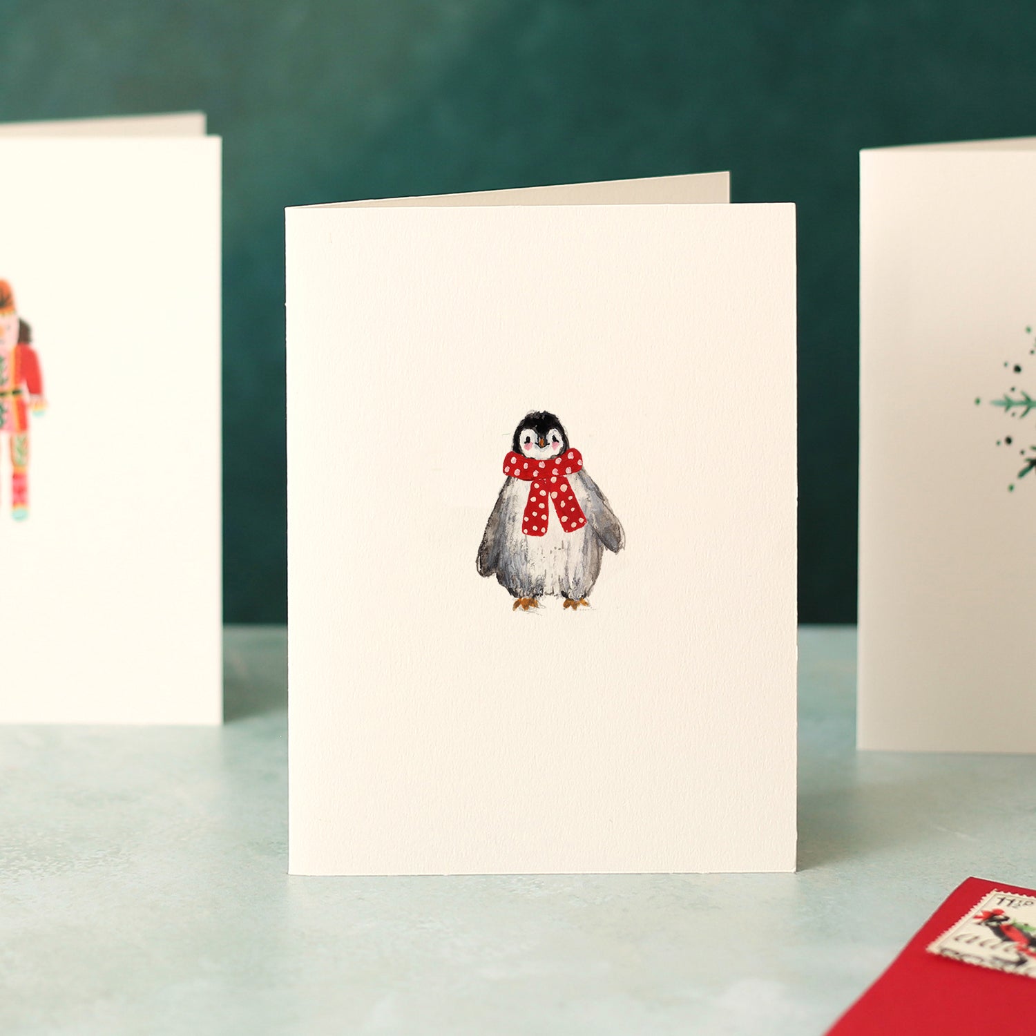 Penguin & Scarf Mini Christmas Card