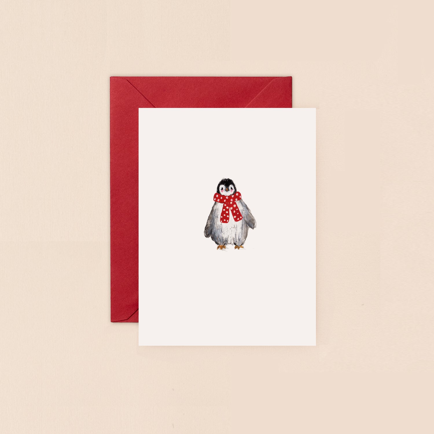 Penguin & Scarf Mini Christmas Card