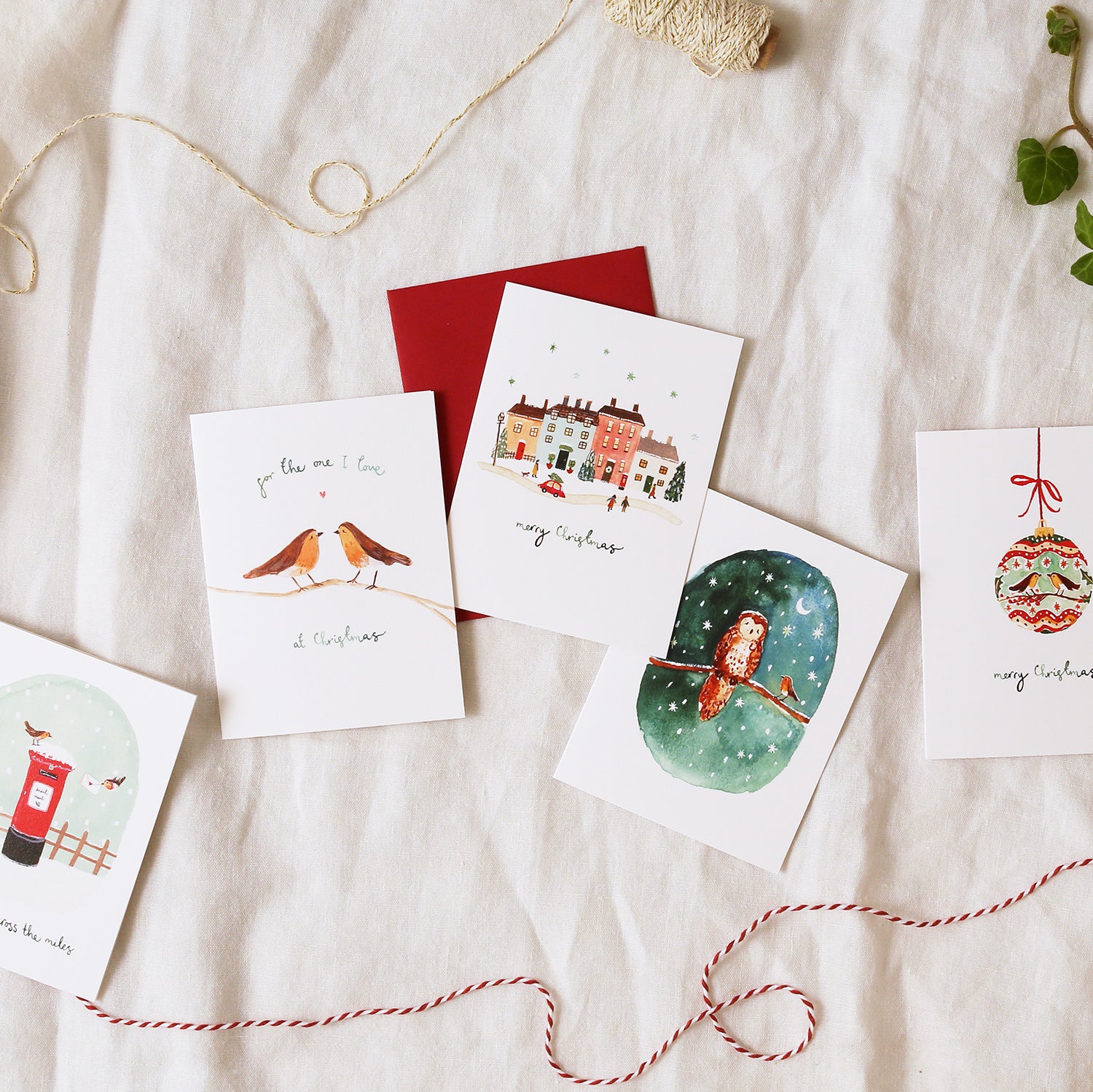 Christmas Village Mini Christmas Card
