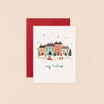 Christmas Village Mini Christmas Card