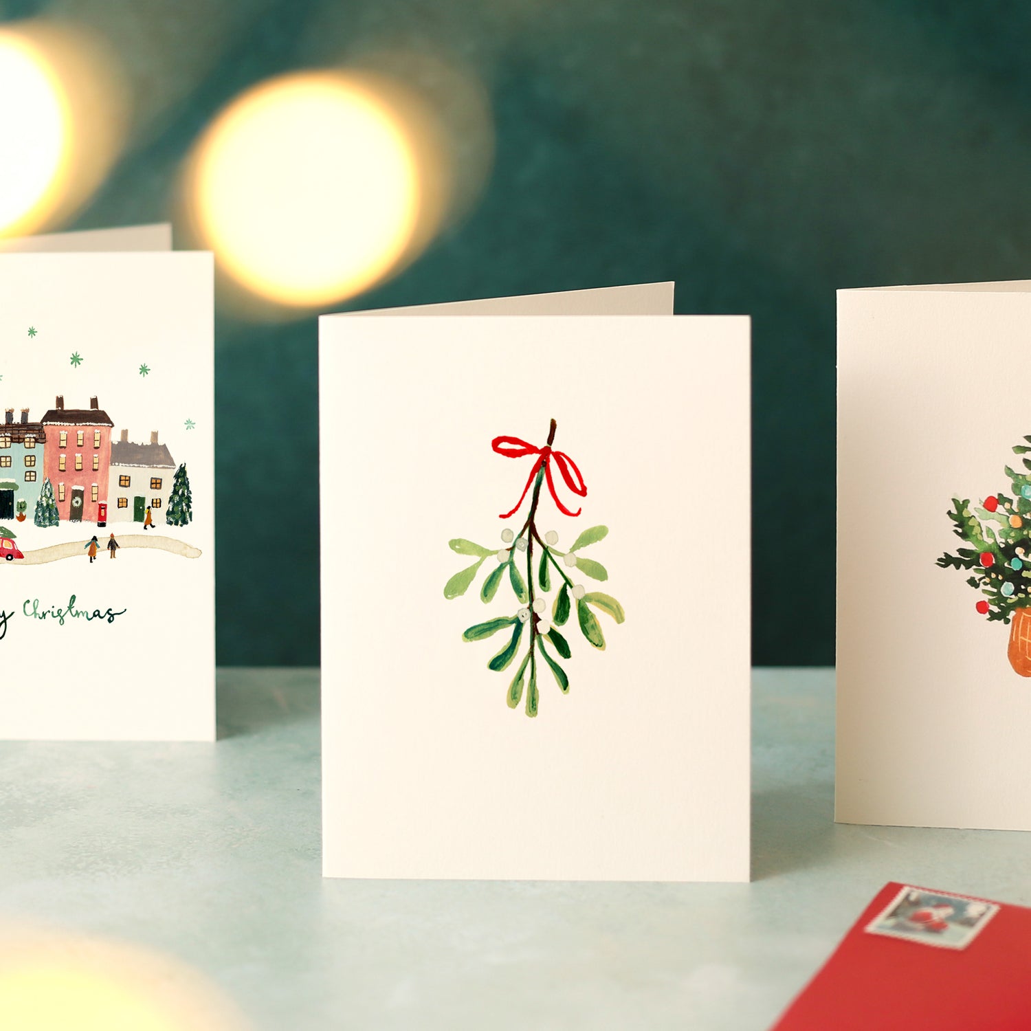Mistletoe Mini Christmas Card