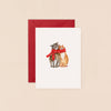 Cosy Cats and Scarf Mini Christmas Card