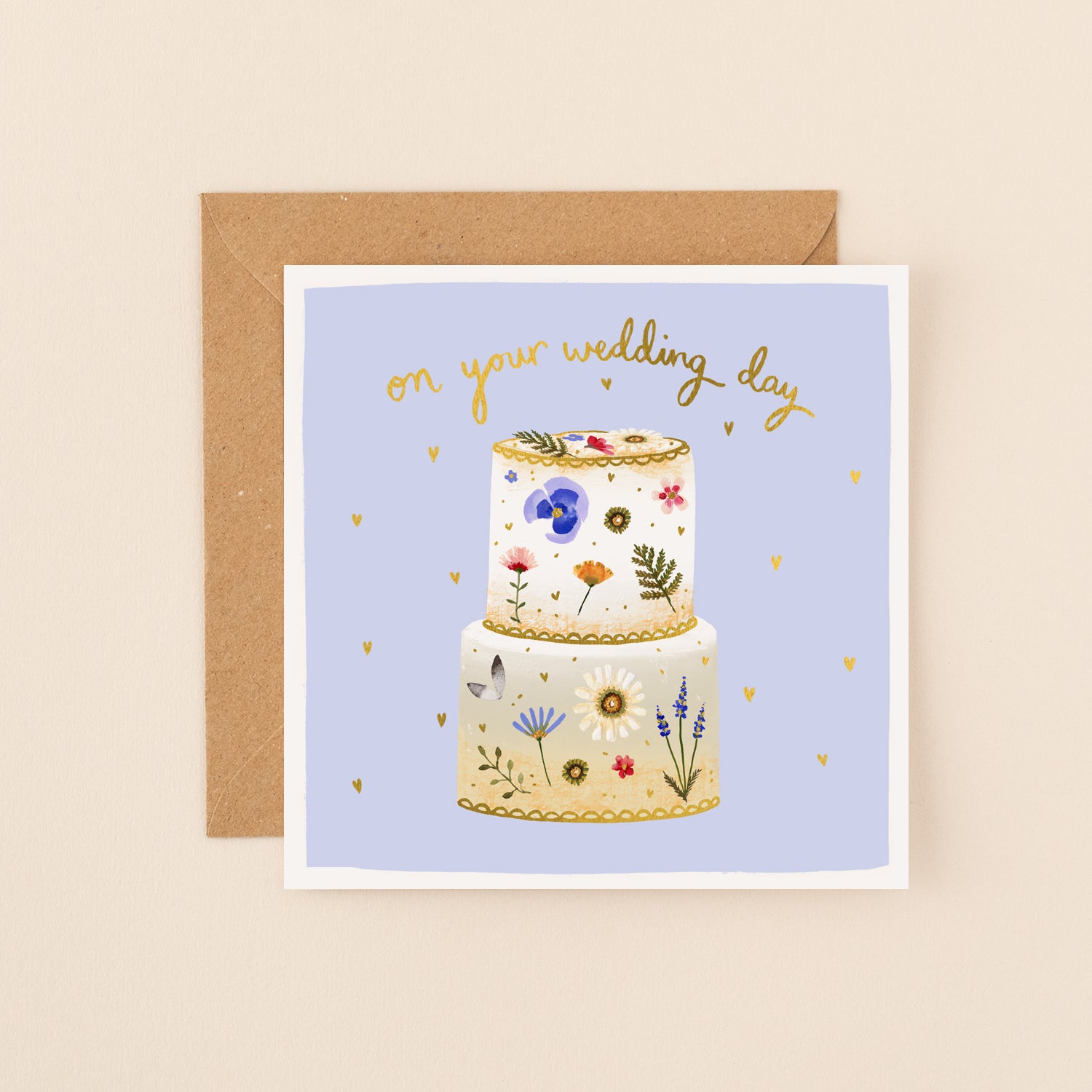 Wedding Cake Wedding Card