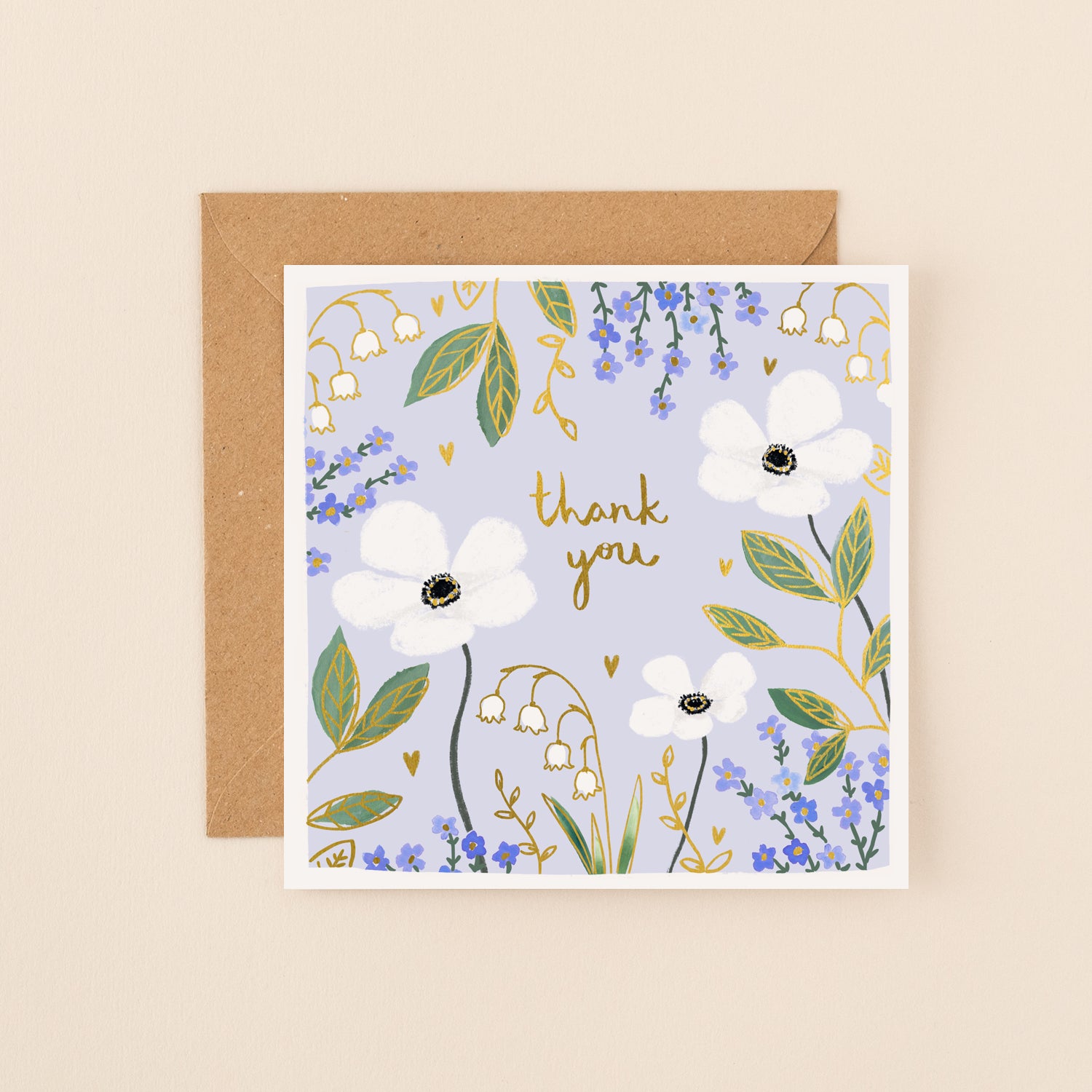 Flowers Thank You Card