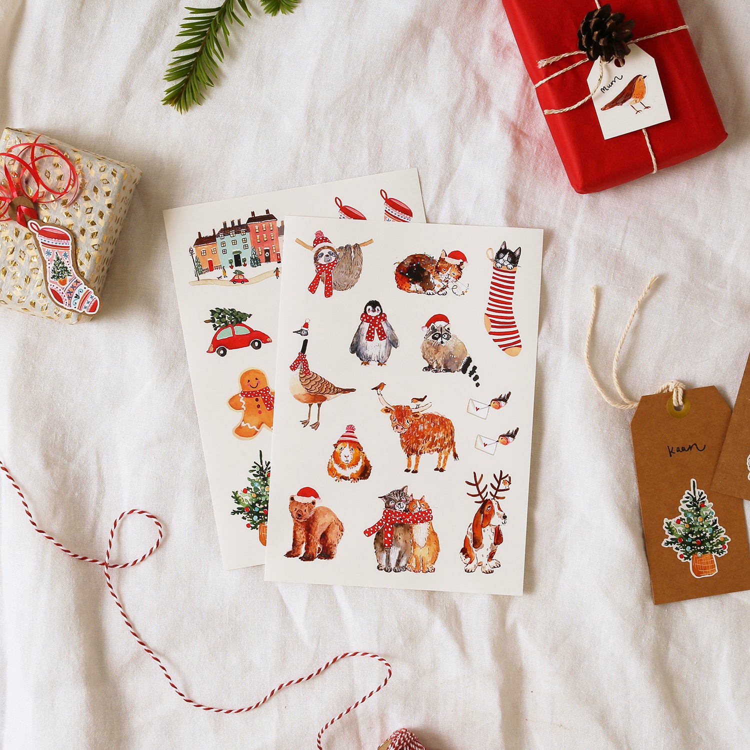 New Christmas Sticker Sheets