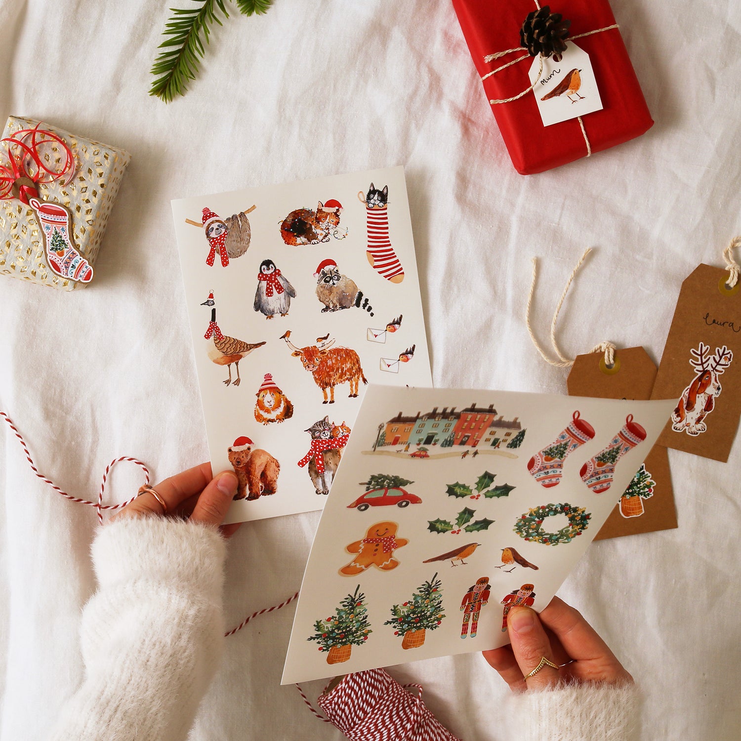 New Christmas Sticker Sheets