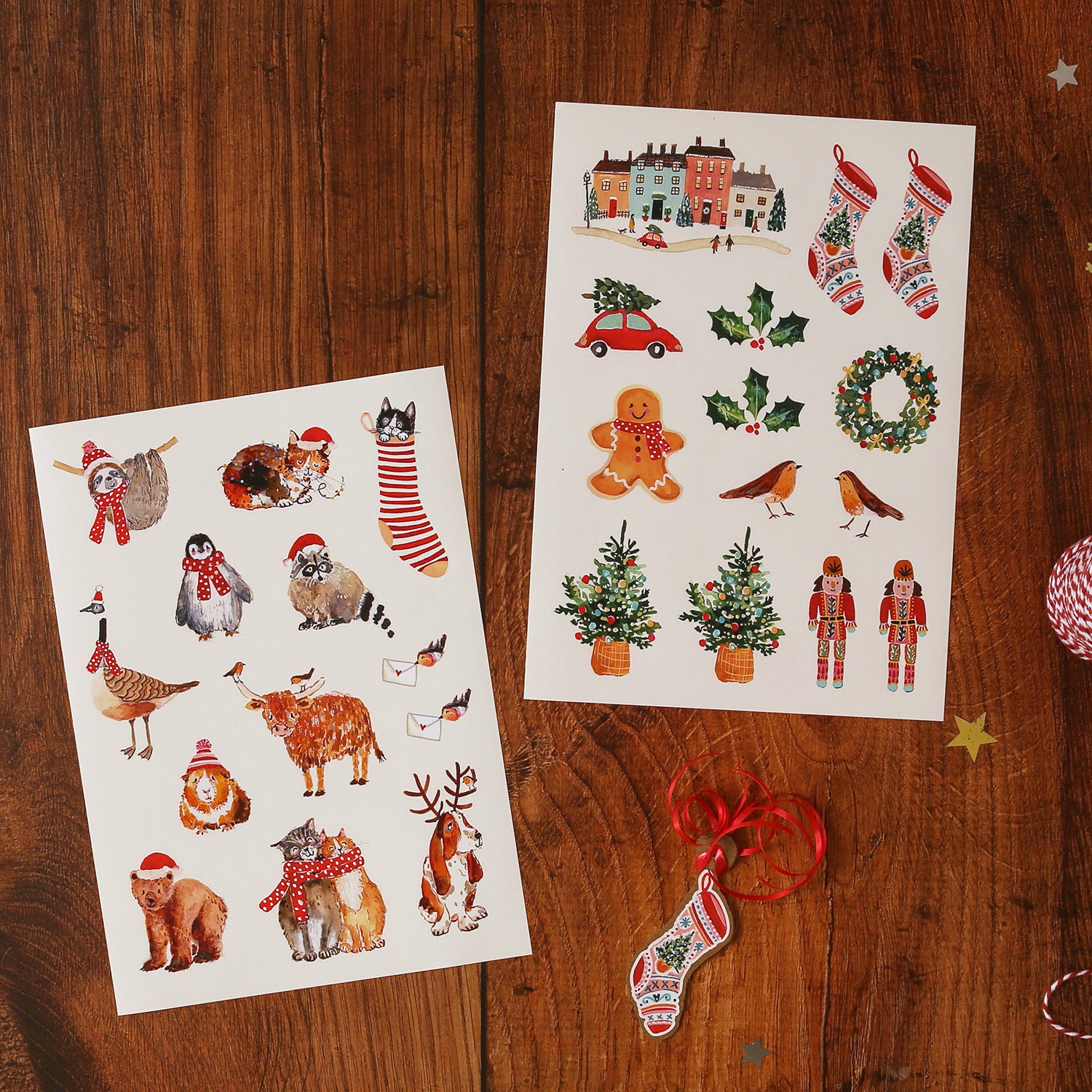 New Christmas Sticker Sheets