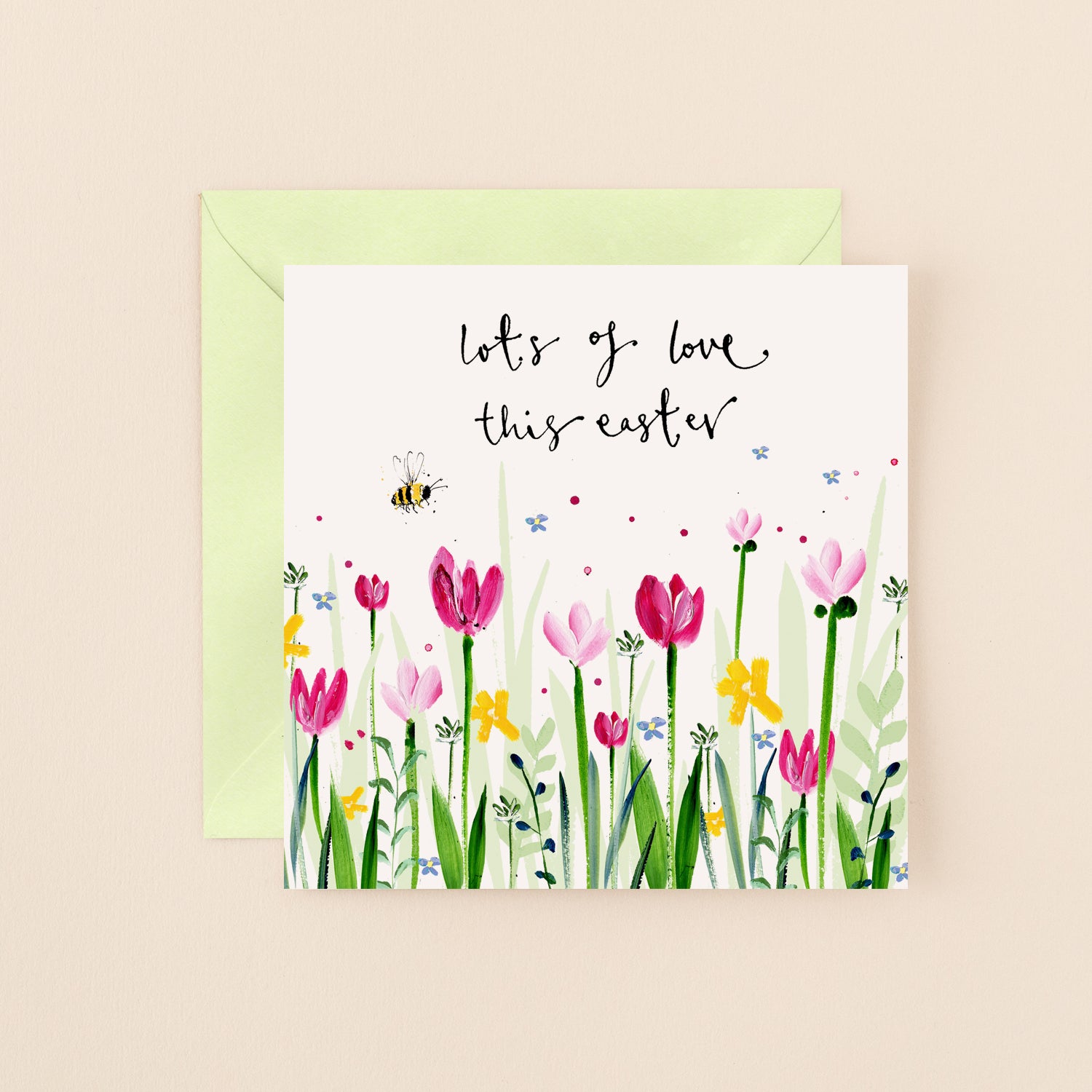 Flowers Love At Easter Card