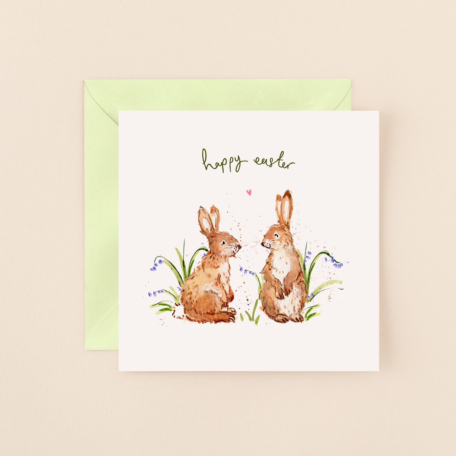 Bunnies Happy Easter Card