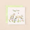 Jumping Lambs Happy Easter Card