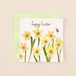 Daffodils Happy Easter Card