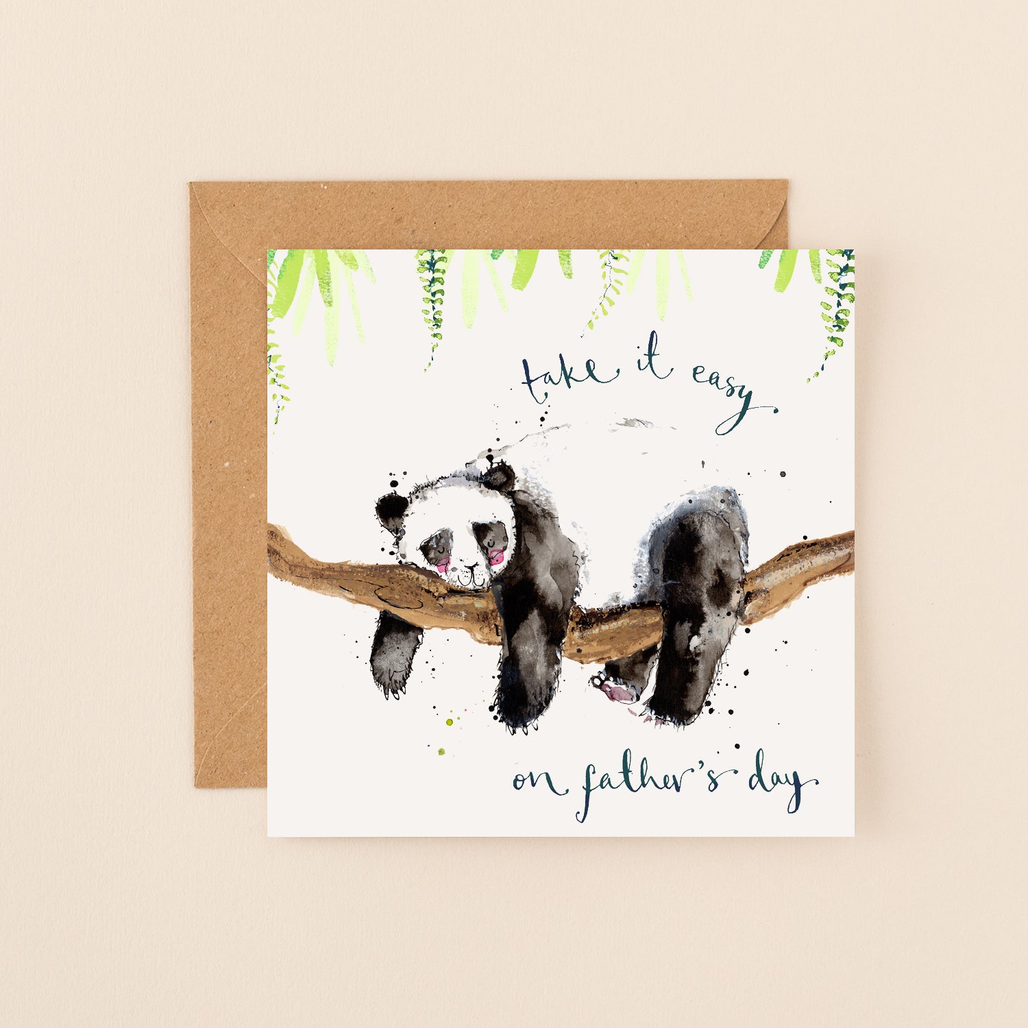 Panda Father's Day Card