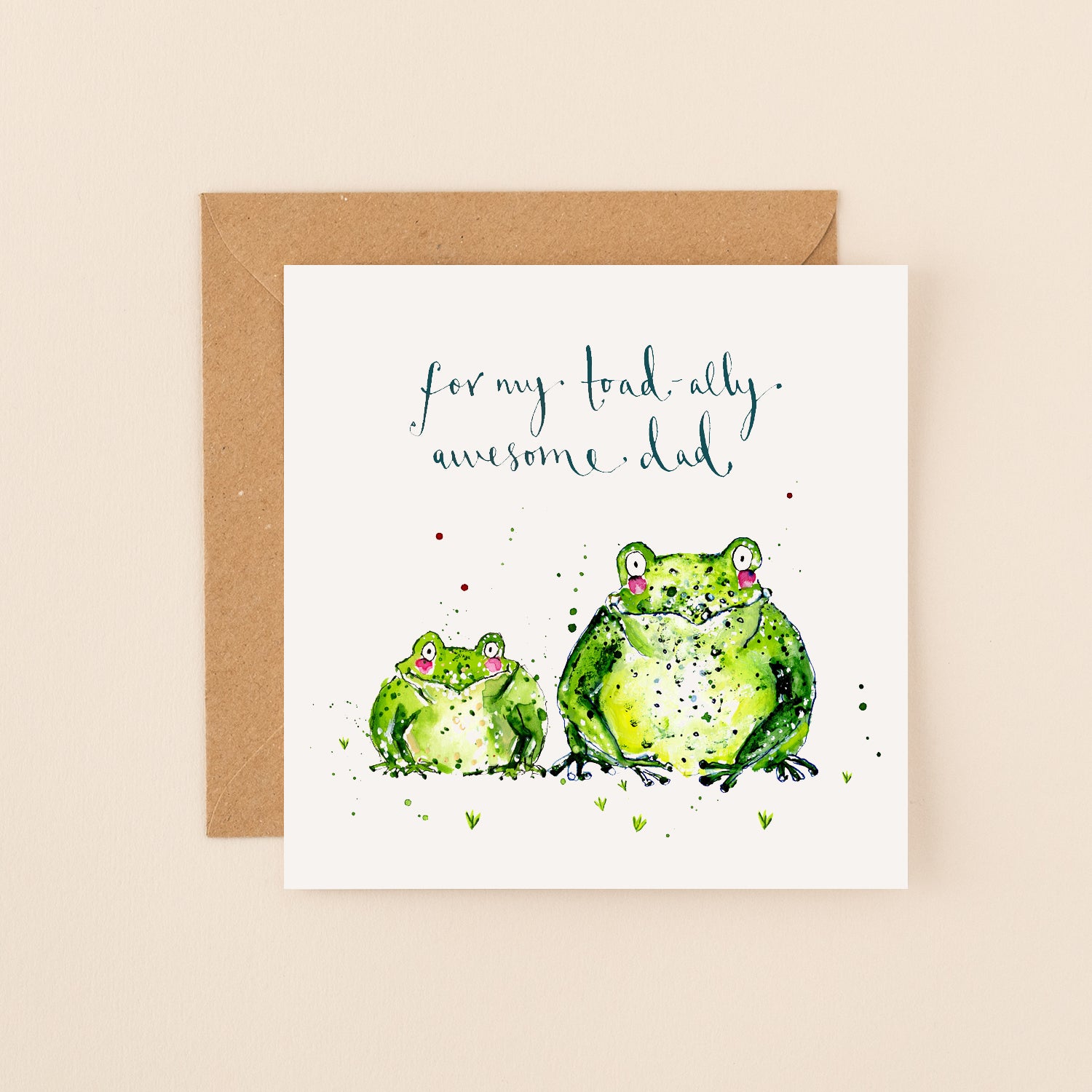 Toad-ally Awesome Dad Father's Day Card