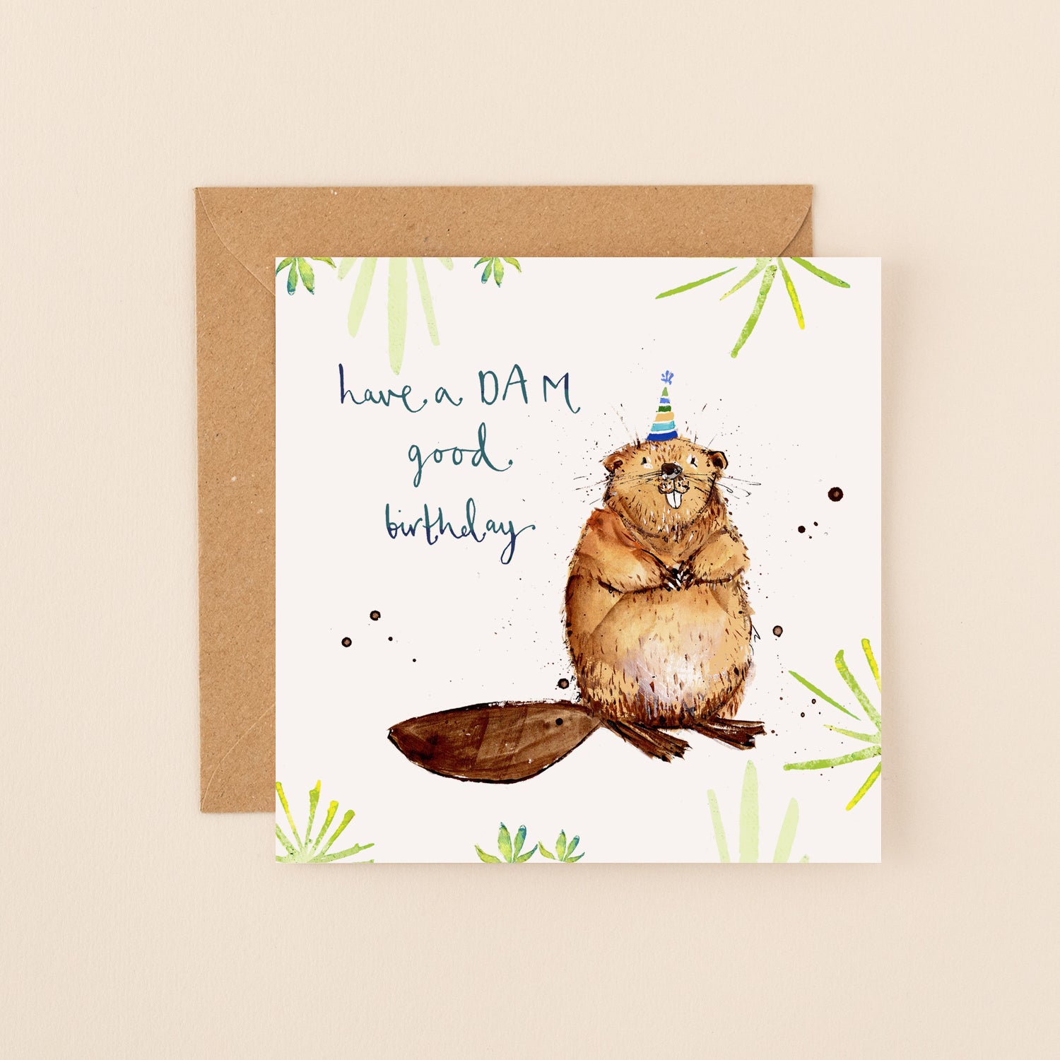 Dam Good Birthday Beaver Birthday Card