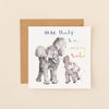 Elephants Thank You Teacher Card