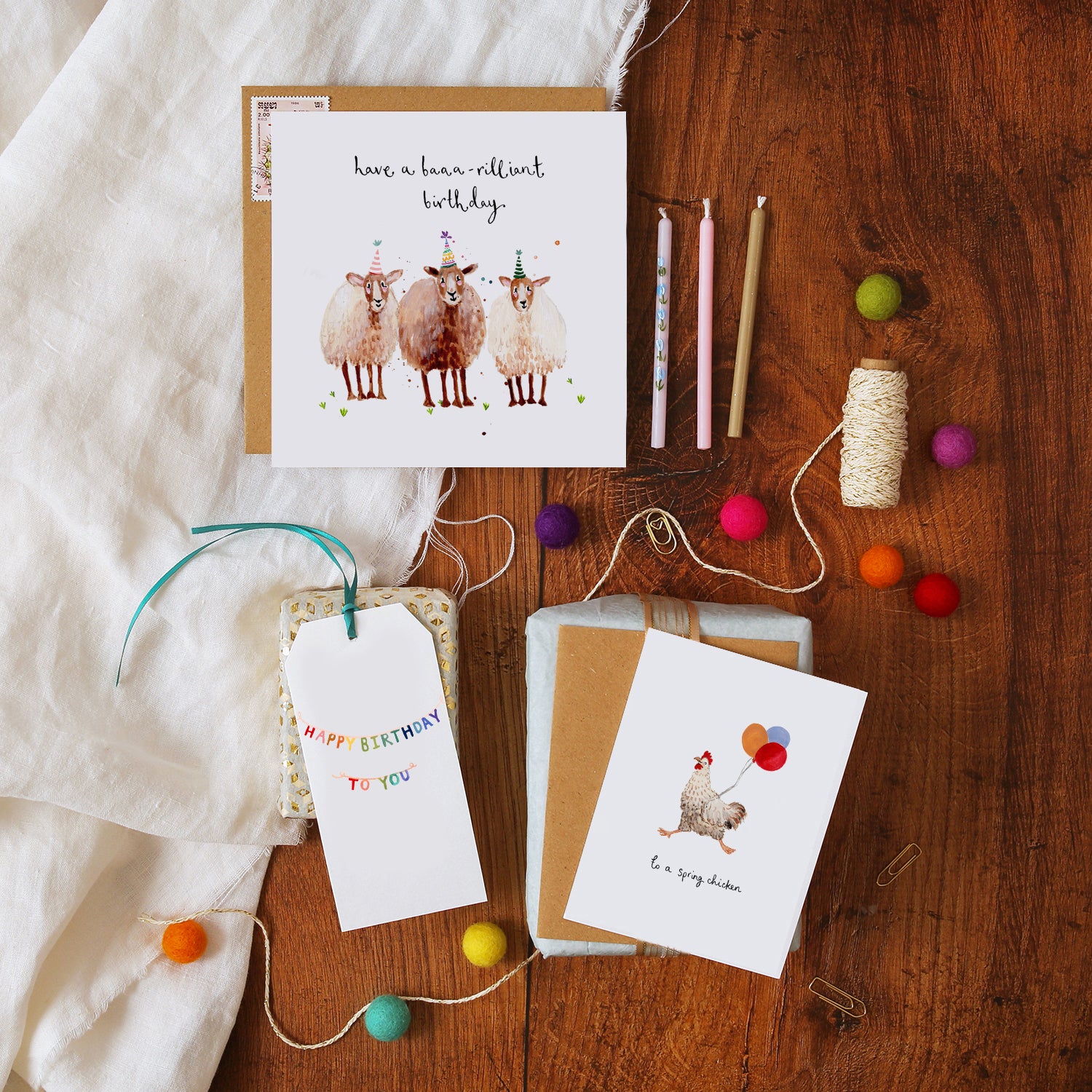 Sheep Baaa-rilliant Birthday Card