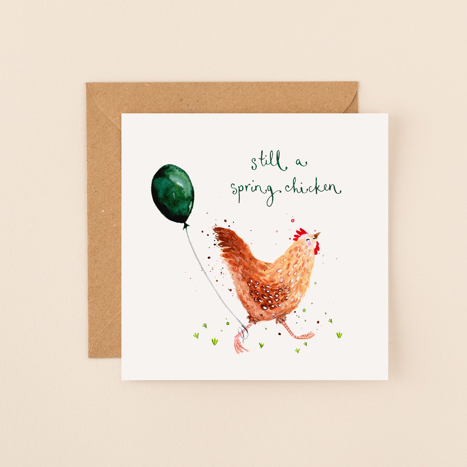 Still a Spring Chicken Birthday Card