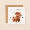 Mooovelous Dad Highland Cows Father's Day Card