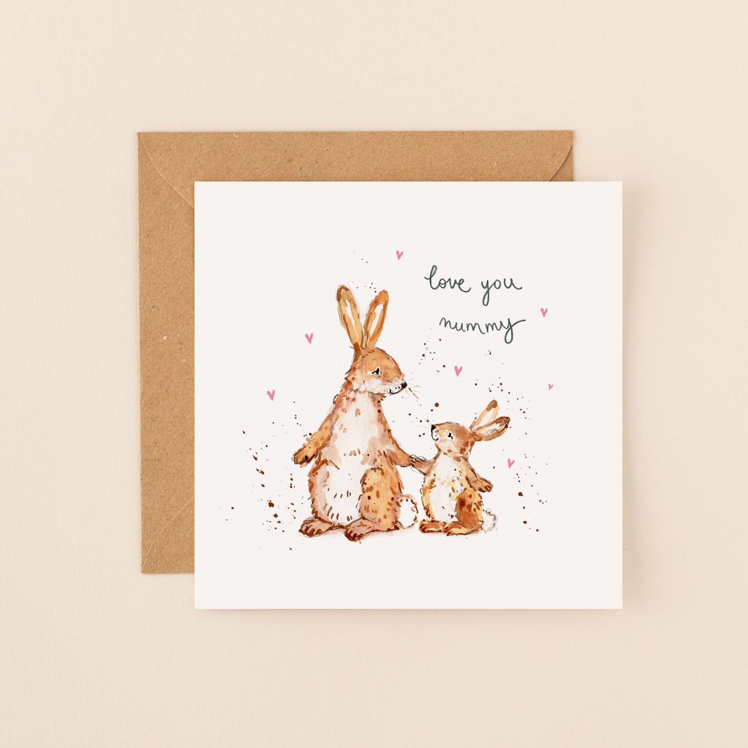 Bunnies Love You Mummy Mother's Day Card