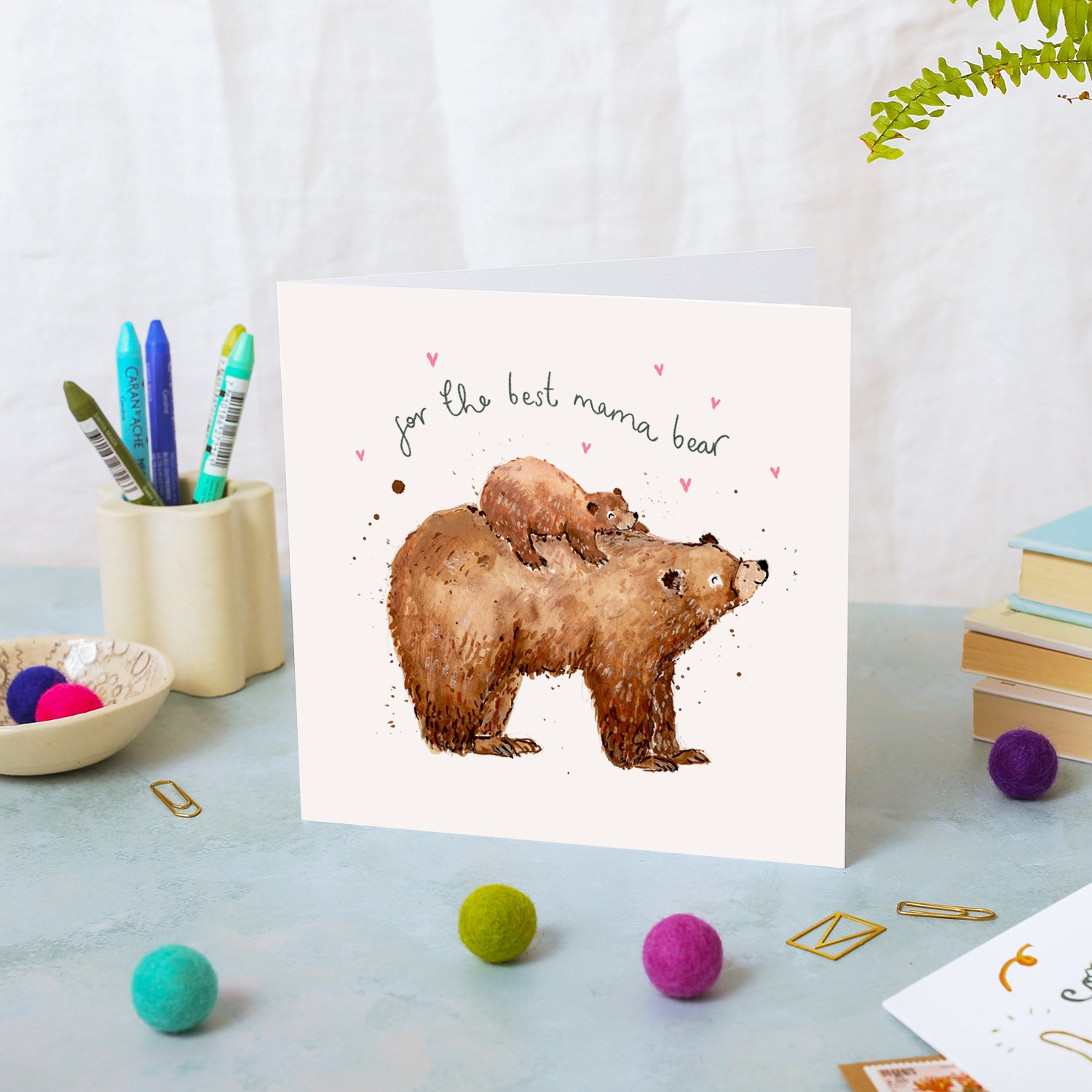 Best Mama Bear Mother's Day Card