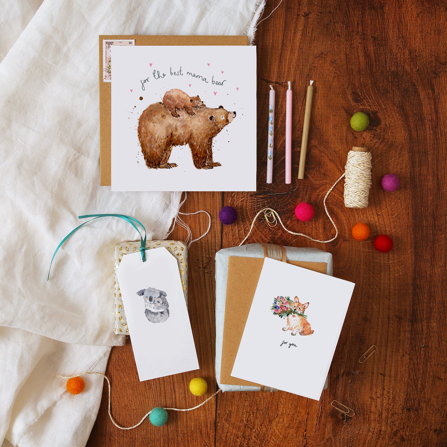 Best Mama Bear Mother's Day Card