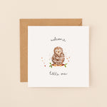 Owl Welcome Little One New Baby Card