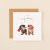Sausage Dogs Be My Valentine? Valentine's Day Card