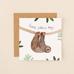 Sloth Happy Father's Day Card