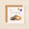 Cats Purrrfect Birthday Cuddles Card