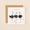 Partaaay Ostriches Birthday Card