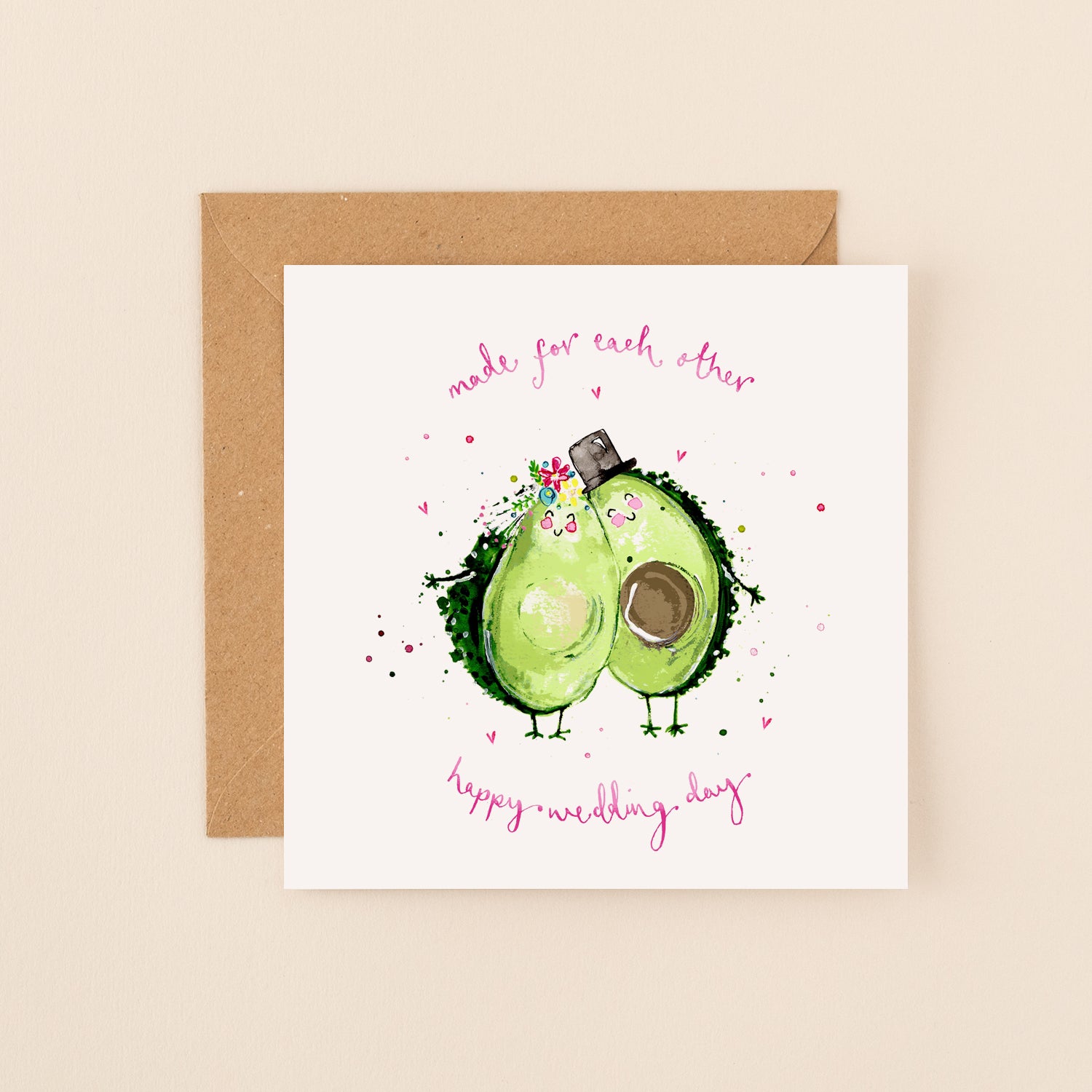 Avocado Wedding Card