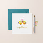 Butterfly Congratulations Card