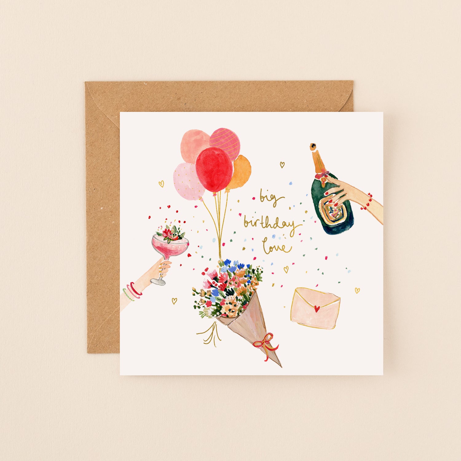 Big Birthday Love Celebration Birthday Card
