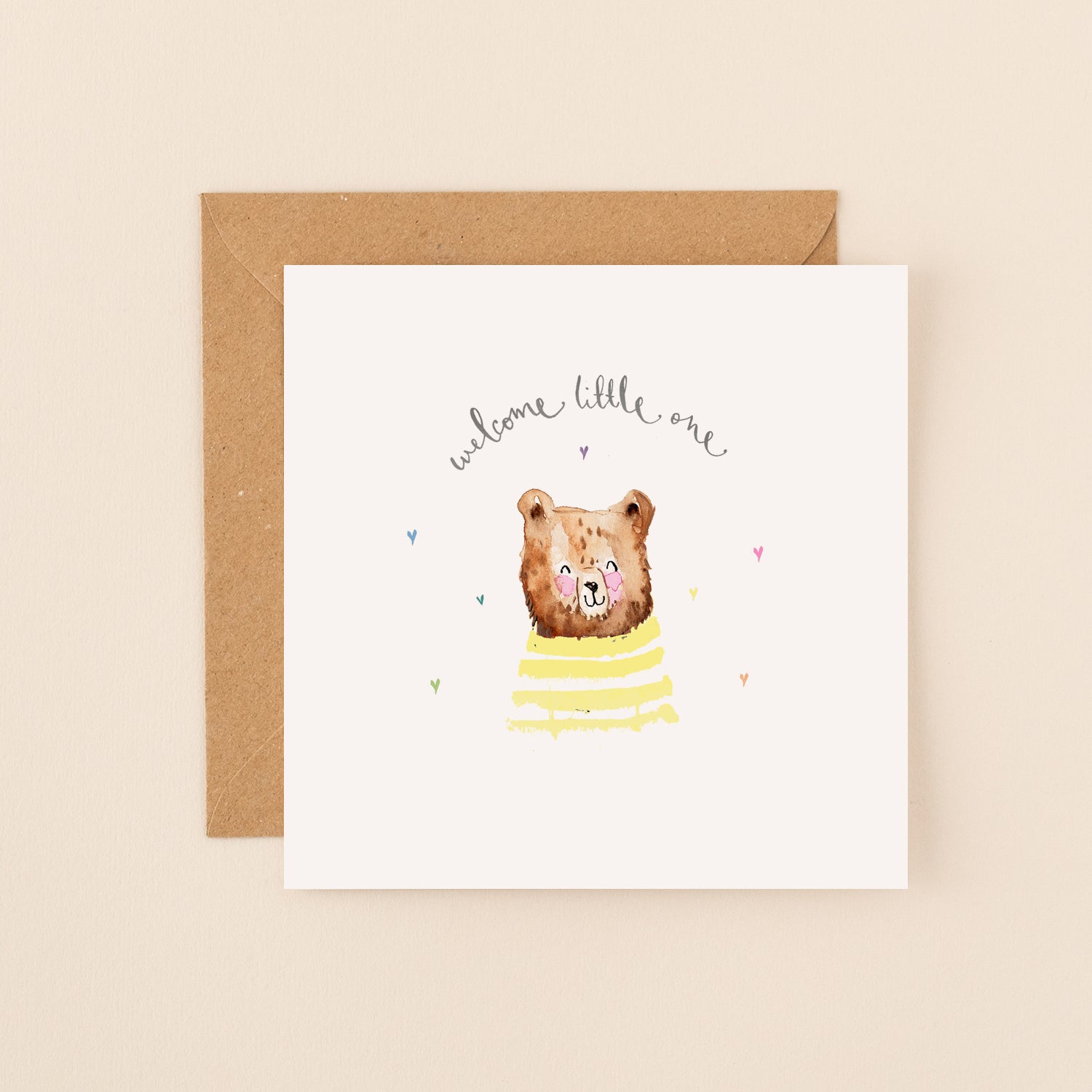 Bear New Baby Card