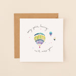 Balloons Sorry You're Leaving Card