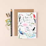 Fabulous Bird Day Birthday Card