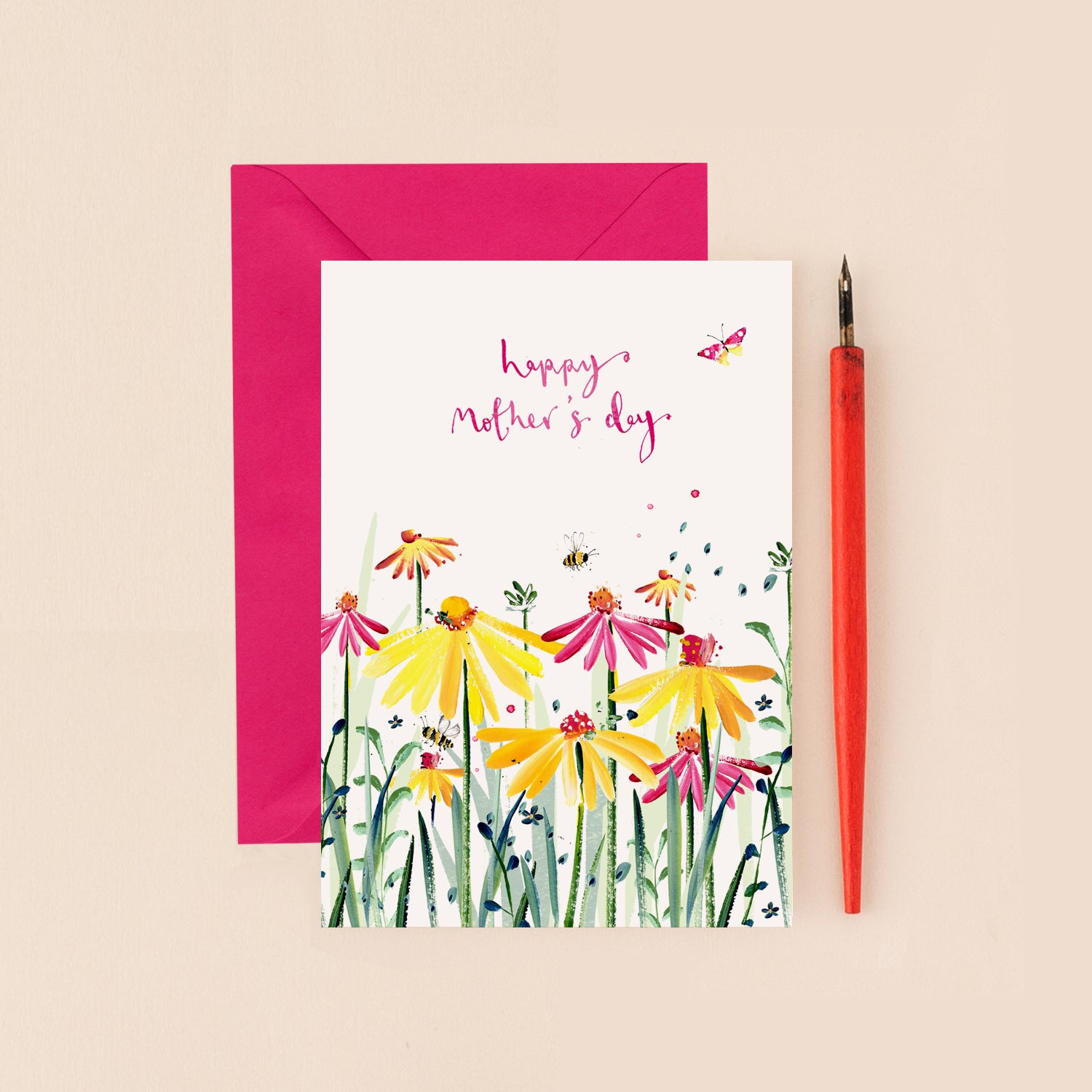 Echinacea Happy Mother's Day Card