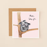 Koalas Mum Love You Mother's Day Card