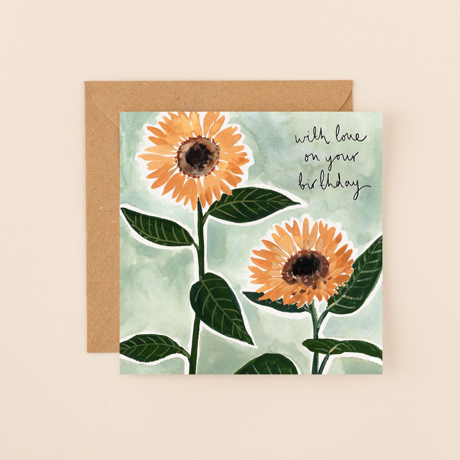 Sunflowers Birthday Card