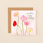 Posy Grandma Birthday Card