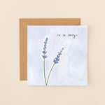 Lavender So Sorry Card
