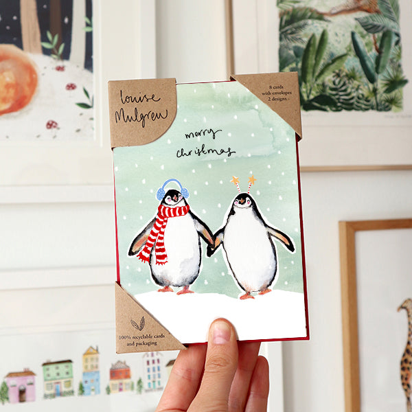 Pheasant and Penguin Christmas Card Pack