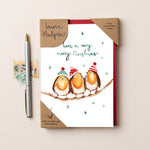 Robins and Sheep Christmas Card Pack